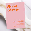 Recherche de retro bridal shower invitations Orange