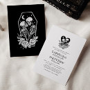 Recherche de skeleton mariage invitations Crâne