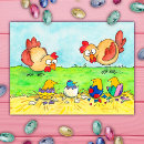 Recherche de poussins cartes postales Œuf