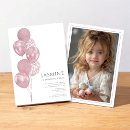 Recherche de balloon anniversaire invitations Girl