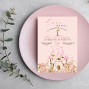 Recherche de pink and gold 1ans anniversaire invitations Pour enfants