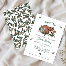 Recherche de de renard anniversaire invitations Animaux des bois