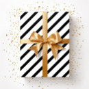 Recherche de rayures noires et blanches papier cadeau Mignon