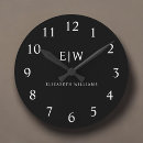Recherche de noir et blanc horloges Simple