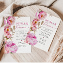 Recherche de rose de pétale invitations Moderne