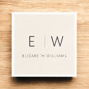 Recherche de beige serviettes Monogramme