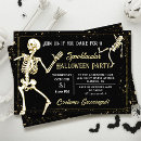 Recherche de skeleton halloween invitations Éffrayant
