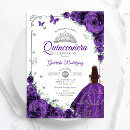 Recherche de purple silver quinceanera invitations Pour elle