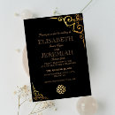 Recherche de or noir invitations Classique