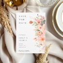 Recherche de floral save the date Élégant