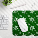 Recherche de flocons neige tapis souris Hiver