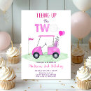 Recherche de girls golf party invitations Voiturette