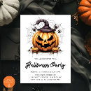 Recherche de modernes halloween invitations Citrouille