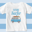 Recherche de surfer bébé tshirts Bleu