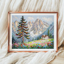 Recherche de montagnes art Illustration