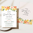 Recherche de agrumes baby shower invitations Moderne