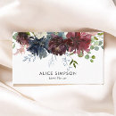 Recherche de fleurs bleues cartes visite Pour elle
