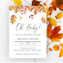 Recherche de automne feuille invitations Élégant