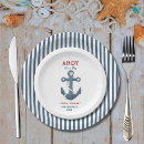 Recherche de nautical paper assiettes Pour eux