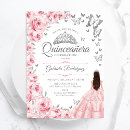 Recherche de papillon bleu invitations Quinceanera