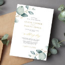 Recherche de nature mariage invitations Eucalyptus