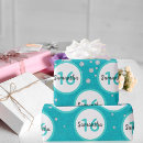 Recherche de turquoise papier cadeau Glacer
