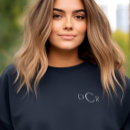 Recherche de lettre femme capuche sweatshirts Simple