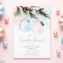 Zoek naar gender reveal babyshower uitnodigingen Blauw en roze