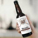 Recherche de d anniversaire bière étiquettes Fête du 50e anniversaire