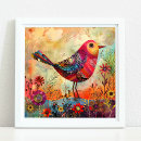 Zoek naar vogelafbeeldingen posters Kleurvogel