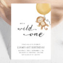 Recherche de singe de l anniversaire invitations Neutre