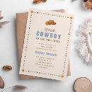 Recherche de cowboy baby shower invitations Un petit cowboy