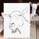 Recherche de animal noir et blanc cartes postales Minimaliste