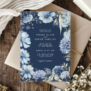 Recherche de navy blue floral mariage invitations Boho
