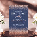 Recherche de bleu et rose anniversaire invitations Girl