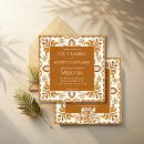 Recherche de brun invitations Vintage