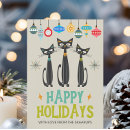 Recherche de rétro de chat vœux cartes Amusant