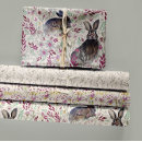 Recherche de bunnies papier cadeau Fleurs