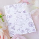Recherche de lavender baby shower invitations Élégant