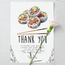 Recherche de anniversaire sushi cartes invitations Rouleau de sushi