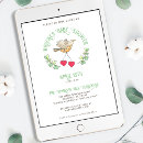 Recherche de coeur invitations Vert