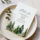 Zoek naar pine tree wedding uitnodigingen Winter