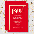 Recherche de feuille rouge invitations Minimaliste