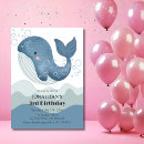 Recherche de motif de baleine invitations Pour enfants