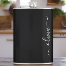 Zoek naar uw initialen heupflesjes For her