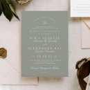 Recherche de vert gris invitations Traditionel