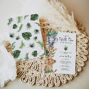 Zoek naar wild animal baby shower invitations For her
