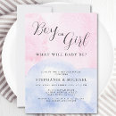 Recherche de modern gender reveal invitations Toute personne