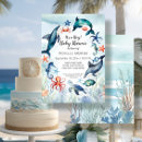 Recherche de dolphin party invitations Mother to be
