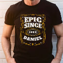 Recherche de épique tshirts D'anniversaire